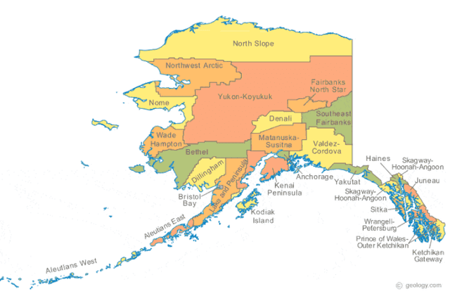 Alaska state outline