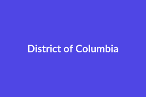 District of Columbia state outline