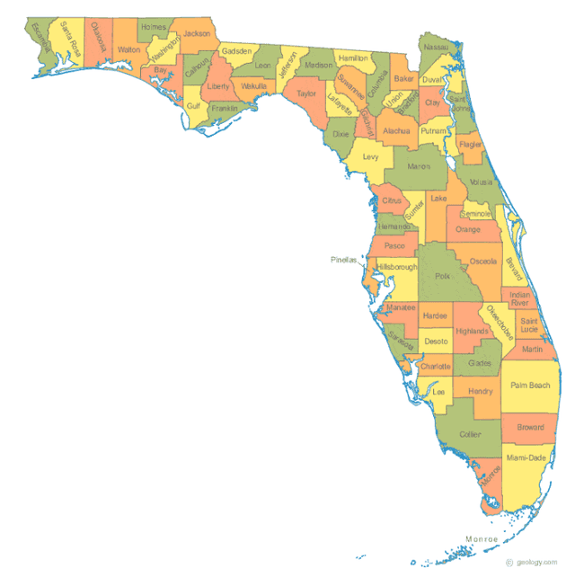 Florida state outline