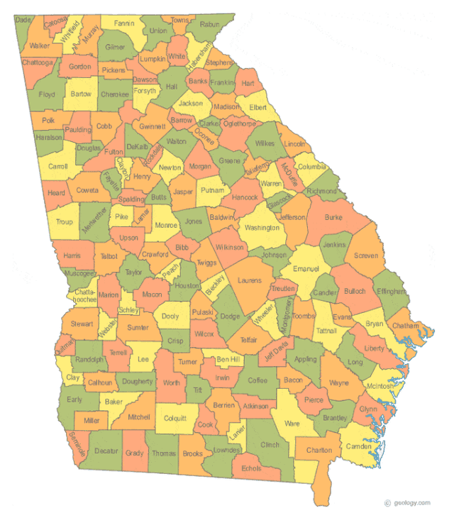 Georgia state outline