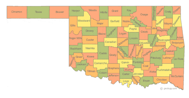 Oklahoma state outline