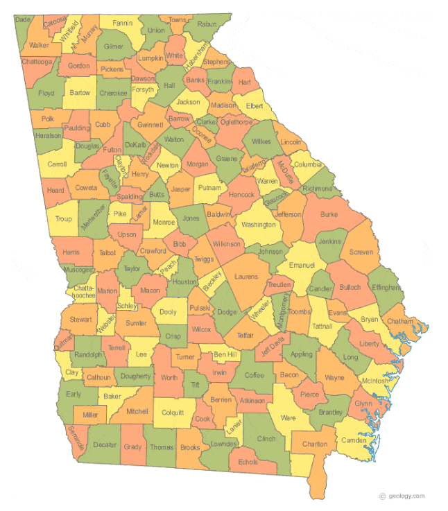 Georgia state outline